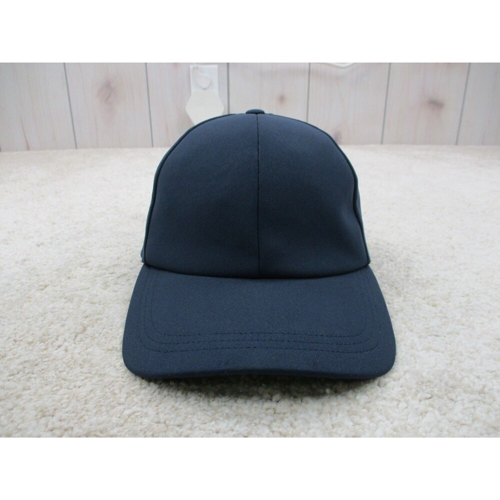 Lululemon Hat Cap Blue One Size Snap Back Adjustable Gym Running Minimalist Mens